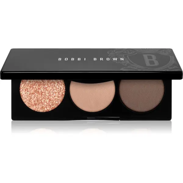 Bobbi Brown Bobbi Brown Essential Eye Shadow Trios paleta senčil za oči za popoln videz odtenek Golden Hour 4,4 g