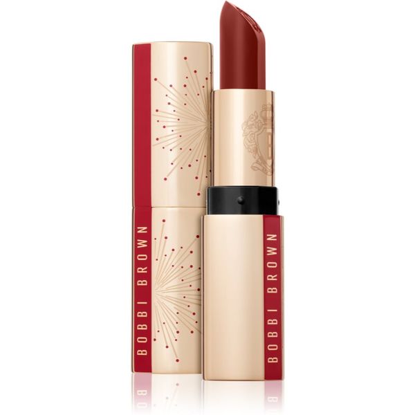 Bobbi Brown Bobbi Brown Holiday Luxe Lipstick razkošna šminka z vlažilnim učinkom odtenek Claret 3,5 g