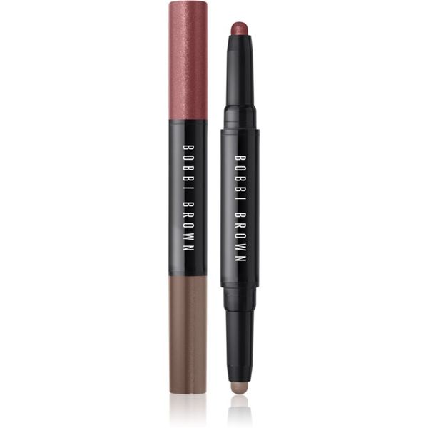 Bobbi Brown Bobbi Brown Long-Wear Cream Shadow Stick Duo senčila za oči v svičniku duo odtenek Bronze Pink / Espresso 1,6 g