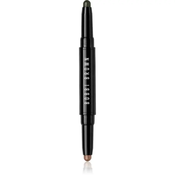 Bobbi Brown Bobbi Brown Long-Wear Dual-Ended Cream Shadow Stick senčila za oči v svičniku duo odtenek Café / Gilded Green 1.6 g
