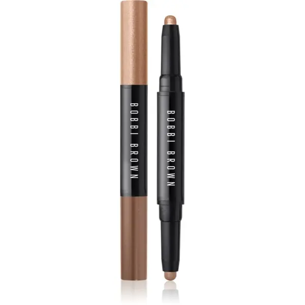 Bobbi Brown Bobbi Brown Long-Wear Dual-Ended Cream Shadow Stick senčila za oči v svičniku duo odtenek Golden Pink / Taupe 1.6 g