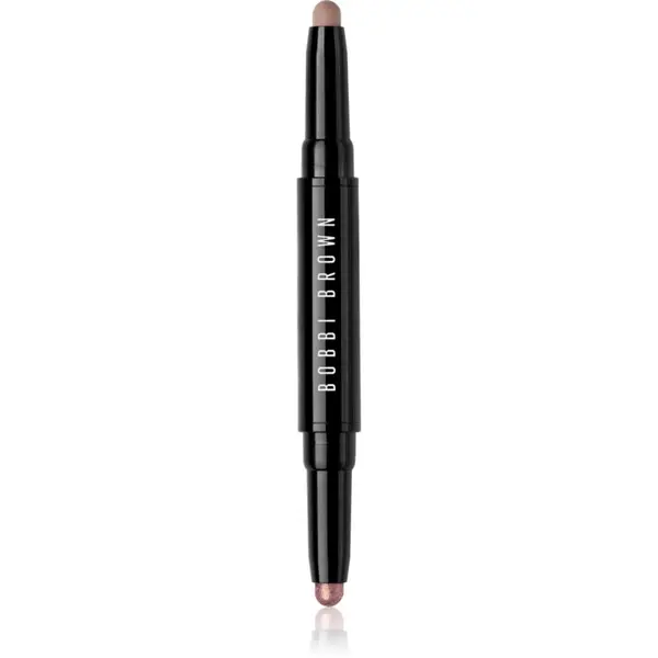 Bobbi Brown Bobbi Brown Long-Wear Dual-Ended Cream Shadow Stick senčila za oči v svičniku duo odtenek Pyrite / Muted Taupe 1.6 g