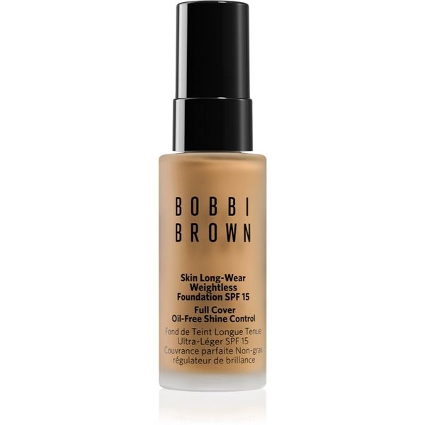 Bobbi Brown Bobbi Brown Mini Skin Long-Wear Weightless Foundation dolgoobstojen tekoči puder SPF 15 odtenek Honey 13 ml