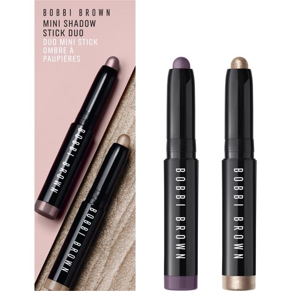 Bobbi Brown Bobbi Brown Promotional Flex Sets Mini Long-wear Cream Shadow Stick Duo​ Mica/Dusty Mauve​ darilni set za predel okoli oči