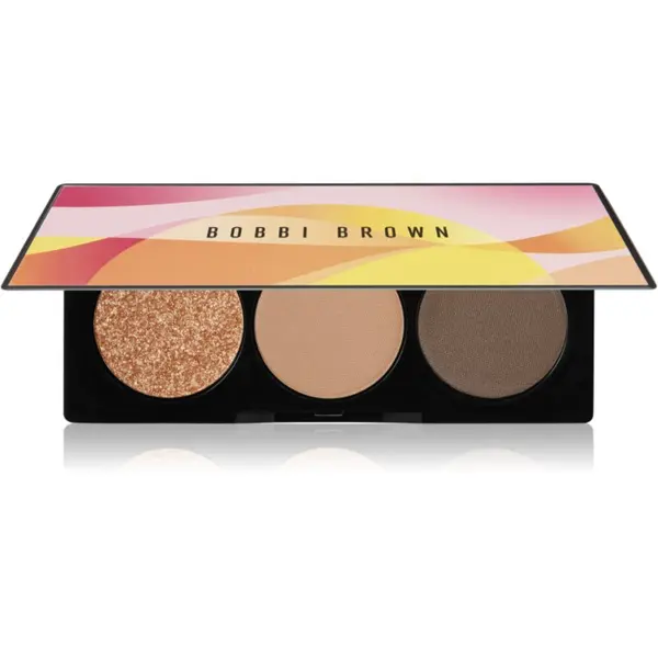 Bobbi Brown Bobbi Brown Sunkissed Glow The Essential Eyeshadow Trio paleta senčil za oči odtenek Golden Hour​​ 4.4 g
