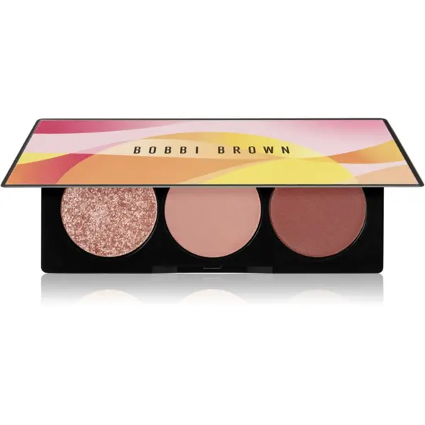 Bobbi Brown Bobbi Brown Sunkissed Glow The Essential Eyeshadow Trio paleta senčil za oči odtenek Sunrise 4.4 g