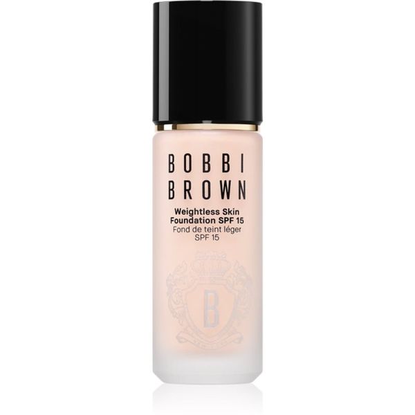 Bobbi Brown Bobbi Brown Weightless Skin Foundation SPF 15 dolgoobstojen tekoči puder z vlažilnim učinkom odtenek Alabaster 30 ml