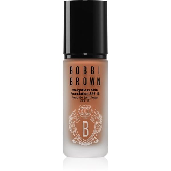 Bobbi Brown Bobbi Brown Weightless Skin Foundation SPF 15 Mini dolgoobstojni matirajoči tekoči puder z vlažilnim učinkom odtenek Almond 13 ml