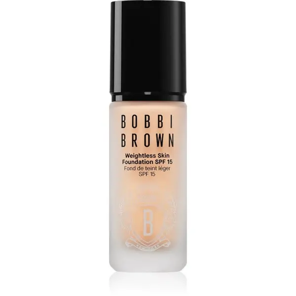 Bobbi Brown Bobbi Brown Weightless Skin Foundation SPF 15 Mini dolgoobstojni matirajoči tekoči puder z vlažilnim učinkom odtenek Beige 13 ml