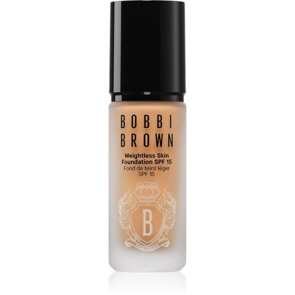 Bobbi Brown Bobbi Brown Weightless Skin Foundation SPF 15 Mini dolgoobstojni matirajoči tekoči puder z vlažilnim učinkom odtenek Golden 13 ml