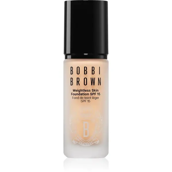 Bobbi Brown Bobbi Brown Weightless Skin Foundation SPF 15 Mini dolgoobstojni matirajoči tekoči puder z vlažilnim učinkom odtenek Natural Tan 13 ml