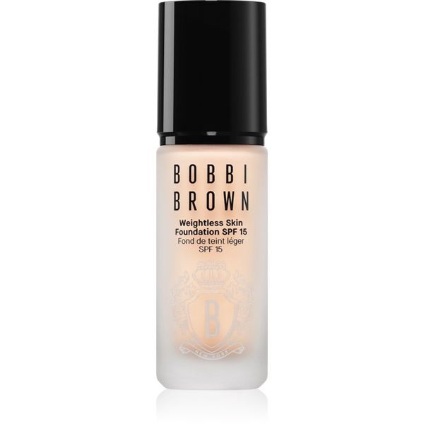 Bobbi Brown Bobbi Brown Weightless Skin Foundation SPF 15 Mini dolgoobstojni matirajoči tekoči puder z vlažilnim učinkom odtenek Porcelain 13 ml