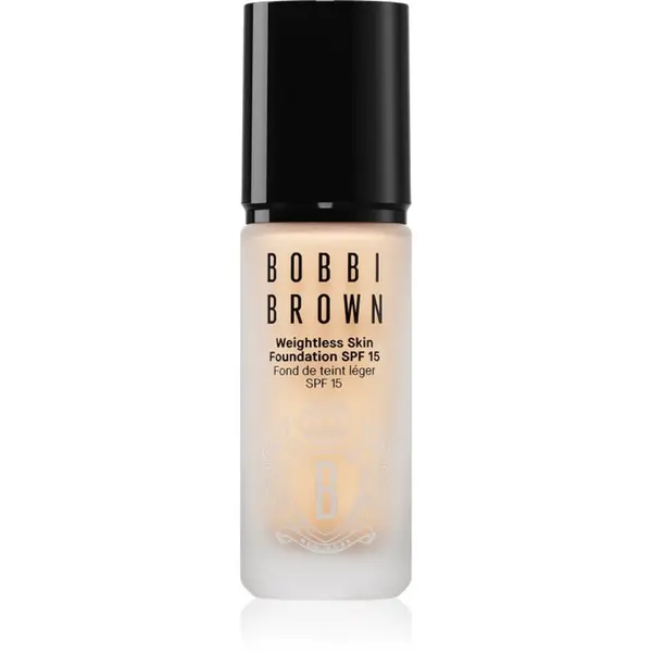 Bobbi Brown Bobbi Brown Weightless Skin Foundation SPF 15 Mini dolgoobstojni matirajoči tekoči puder z vlažilnim učinkom odtenek Warm Sand 13 ml