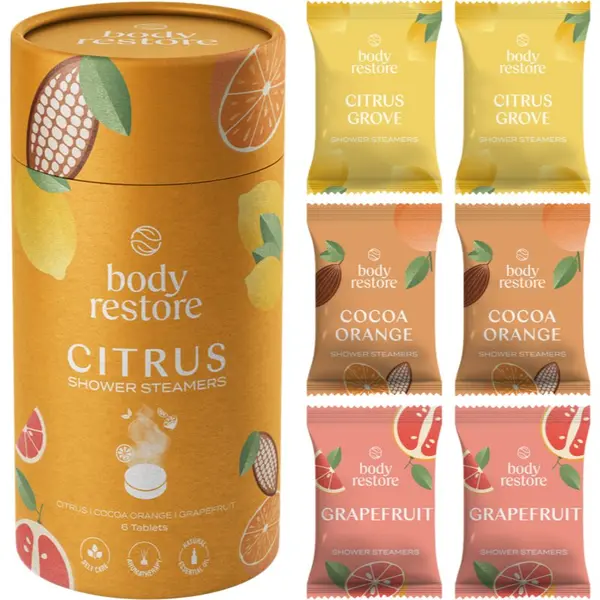 Body Restore Body Restore Citrus Shower Steamers tablete za prho 6 kos