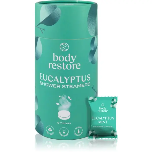 Body Restore Body Restore Eucalyptus & Mint Shower Steamers tablete za prho 6 kos