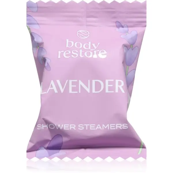 Body Restore Body Restore Lavender Shower Steamers tablete za prho z vonjem sivke 3 kos