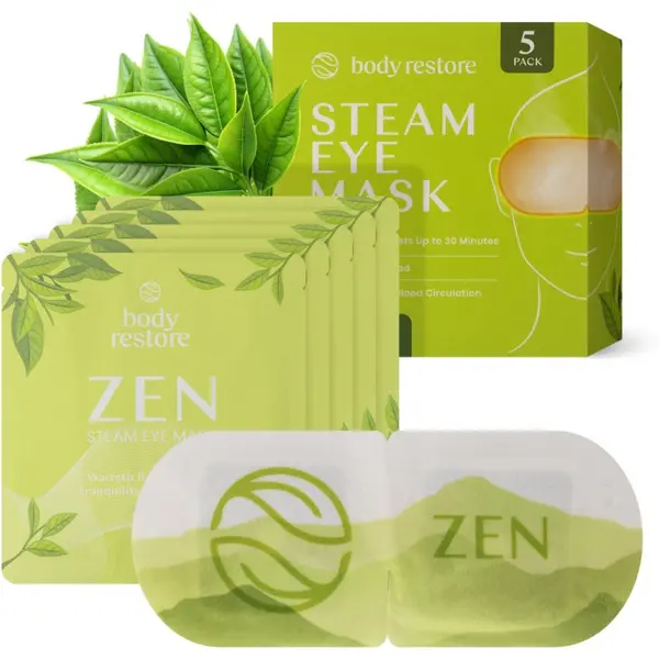 Body Restore Body Restore Steam Eye Mask Green Tea maska za predel okoli oči 5 kos