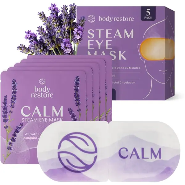 Body Restore Body Restore Steam Eye Mask Lavender maska za predel okoli oči z vonjem sivke 5 kos