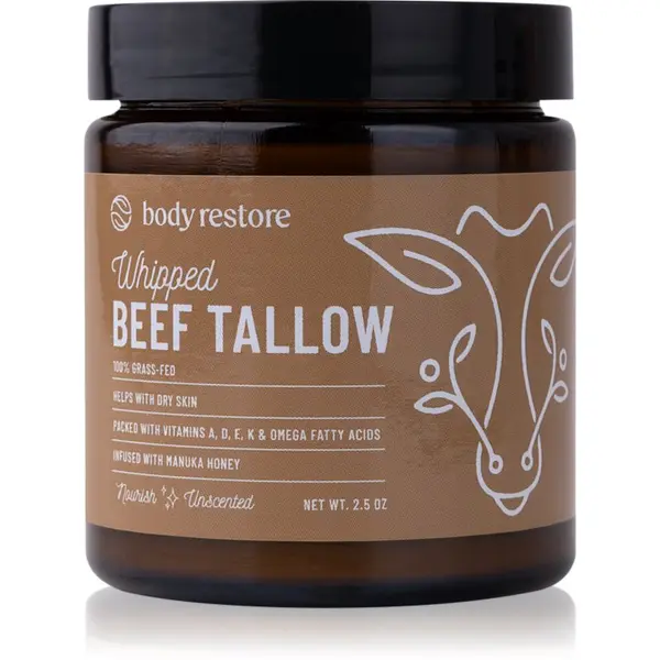 Body Restore Body Restore Whipped Beef Tallow Balm Unscented hranilna krema za telo brez dodanih dišav 71 g