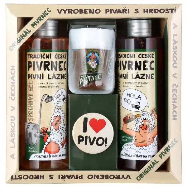 Bohemia Gifts & Cosmetics Bohemia Gifts & Cosmetics Beer set za telo in lase za moške