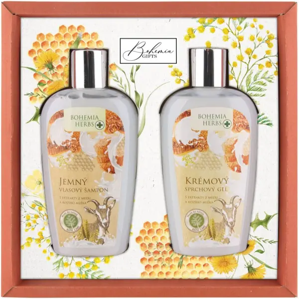 Bohemia Gifts & Cosmetics Bohemia Gifts & Cosmetics Bohemia Herbs Honey & Goat Milk darilni set