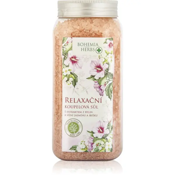 Bohemia Gifts & Cosmetics Bohemia Gifts & Cosmetics Bohemia Herbs Jasmine & Hibiscus sol za kopel 900 g