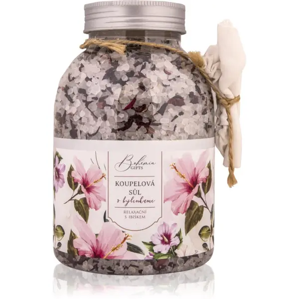 Bohemia Gifts & Cosmetics Bohemia Gifts & Cosmetics Bohemia Natur sol za sproščujočo kopel z oslezom 1200 g