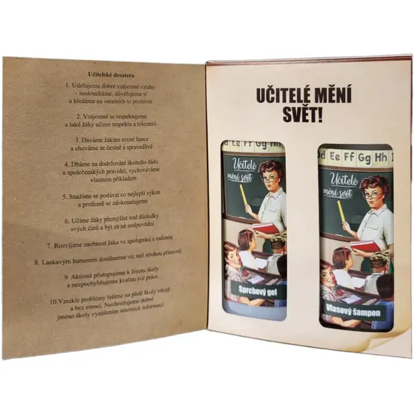 Bohemia Gifts & Cosmetics Bohemia Gifts & Cosmetics Book Teachers Change the World darilni set