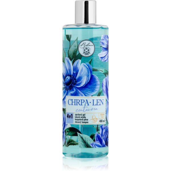 Bohemia Gifts & Cosmetics Bohemia Gifts & Cosmetics Flower Line Centaurea gel za umivanje za telo in lase 4 v 1 400 ml