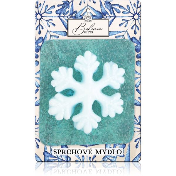 Bohemia Gifts & Cosmetics Bohemia Gifts & Cosmetics Handmade Snowflake ročno izdelano milo z glicerinom 70 g