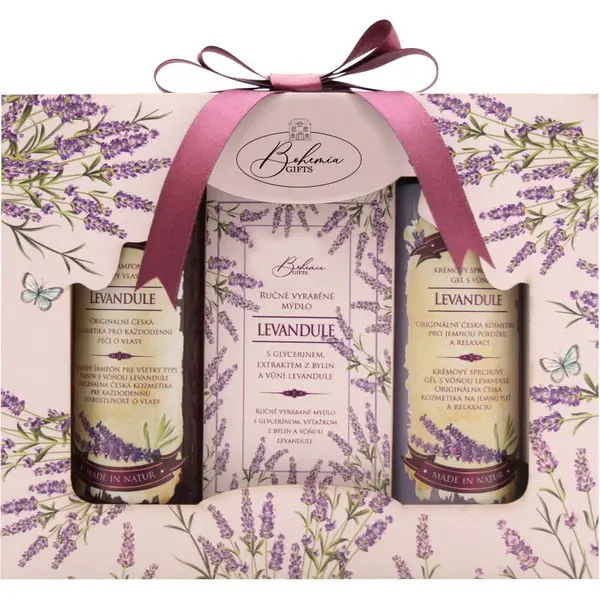 Bohemia Gifts & Cosmetics Bohemia Gifts & Cosmetics Lavender darilni set za tuš