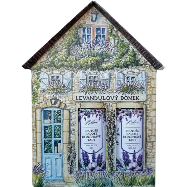 Bohemia Gifts & Cosmetics Bohemia Gifts & Cosmetics Little House of Lavender darilni set s sivko