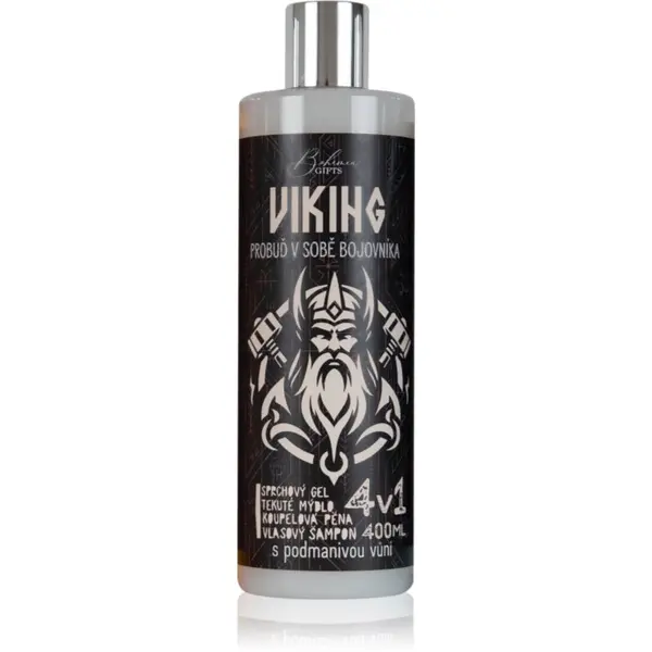 Bohemia Gifts & Cosmetics Bohemia Gifts & Cosmetics Viking gel za umivanje 4 v 1 za moške 400 ml
