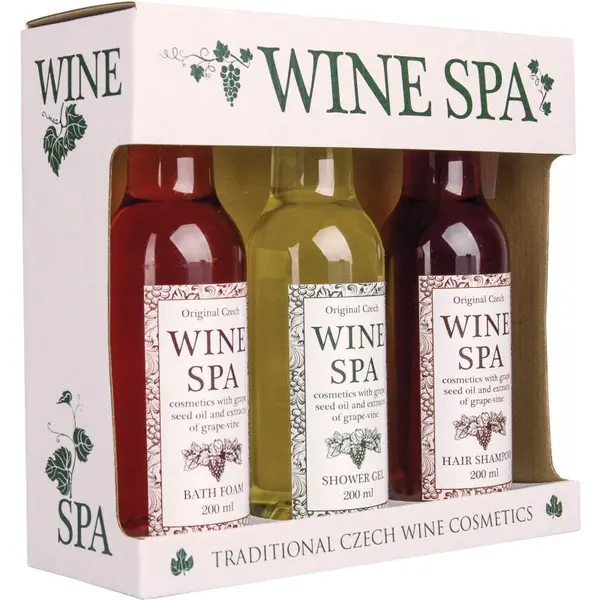 Bohemia Gifts & Cosmetics Bohemia Gifts & Cosmetics Wine Spa darilni set za ženske