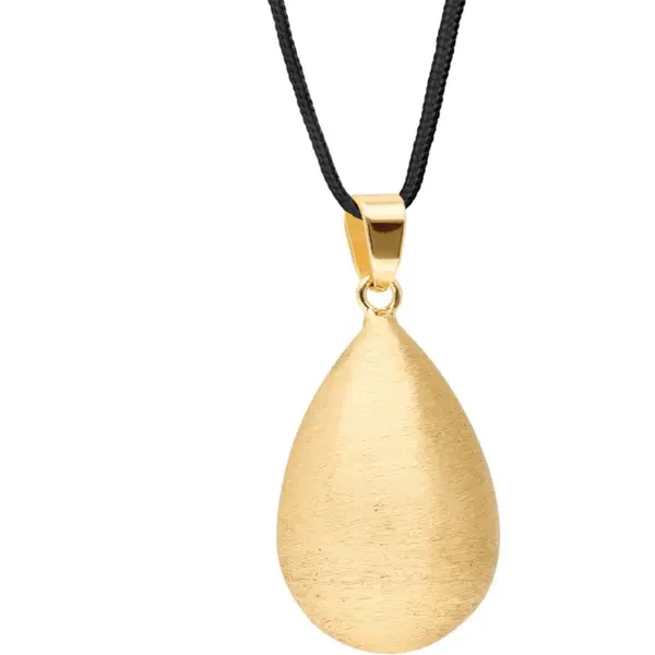 Bola Bola DROP SHAPE obesek z zvončki za nosečnice Gold 1 kos