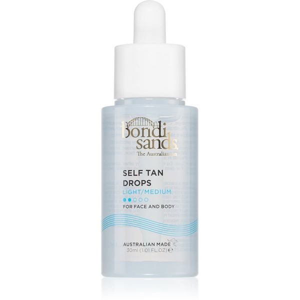 Bondi Sands Bondi Sands Self Tan Drops samoporjavitvene kapljice za obraz in telo Light/Medium 30 ml