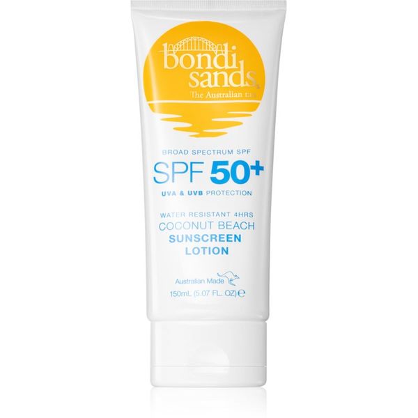 Bondi Sands Bondi Sands SPF 50+ Coconut Beach krema za sončenje za telo SPF 50+ z vonjem Coconut 150 ml