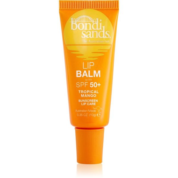 Bondi Sands Bondi Sands SPF 50+ Lip Balm Mango zaščitni balzam za ustnice SPF 50+ z vonjem Tropical Mango 10 g