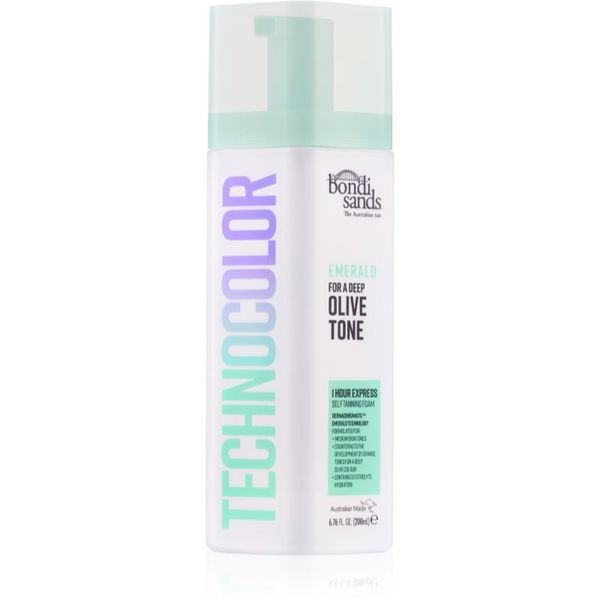 Bondi Sands Bondi Sands Technocolor 1 Hour Express Emerald samoporjavitvena pena odtenek Golden Olive Bronze 200 ml