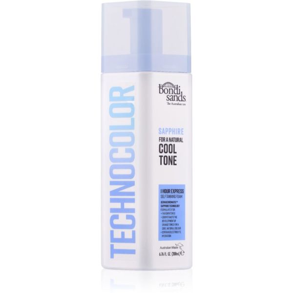 Bondi Sands Bondi Sands Technocolor 1 Hour Express Sapphire samoporjavitvena pena odtenek Cool Natural 200 ml