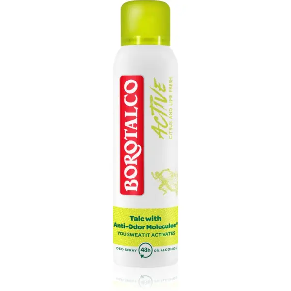 Borotalco Borotalco Active Citrus & Lime deodorant v pršilu 48 ur 150 ml