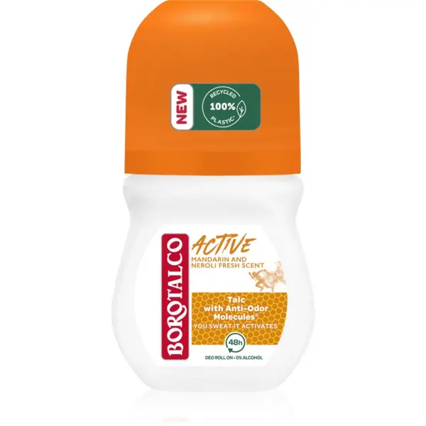 Borotalco Borotalco Active Mandarin & Neroli osvežilni deodorant s kroglico 50 ml