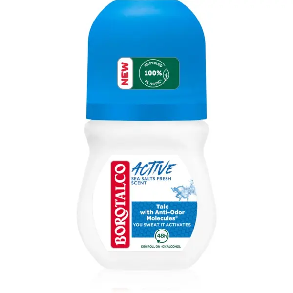 Borotalco Borotalco Active Sea Salts deodorant roll-on z 48-urnim učinkom 50 ml
