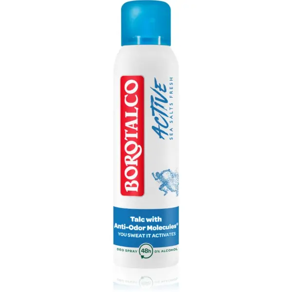 Borotalco Borotalco Active Sea Salts deodorant v pršilu z 48-urnim učinkom 150 ml