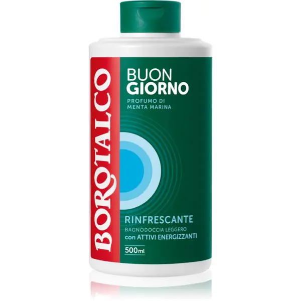 Borotalco Borotalco Good Morning Refreshing osvežujoč gel za prhanje dišave Sea Mint 500 ml