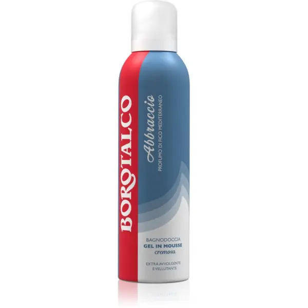 Borotalco Borotalco Hug Mediterranean Fig pena za prhanje z osvežujočim učinkom 200 ml