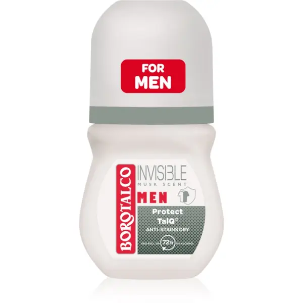 Borotalco Borotalco MEN Invisible deodorant s kroglico 72 ur dišave Musk 50 ml