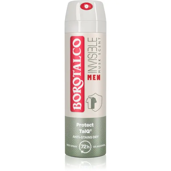 Borotalco Borotalco MEN Invisible deodorant v pršilu 72 ur dišave Musk 150 ml