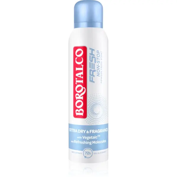 Borotalco Borotalco Non-Stop Fresh Powder Fresh deodorant v pršilu 72 ur 150 ml