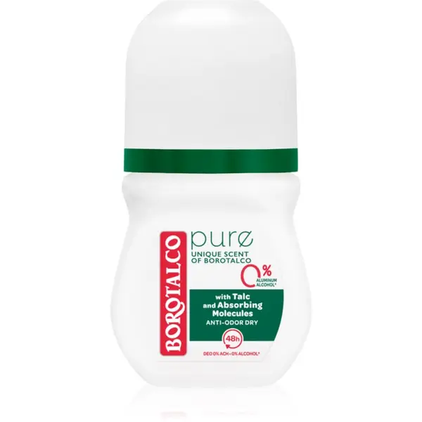 Borotalco Borotalco Pure Original deodorant roll-on brez aluminijevih soli 50 ml